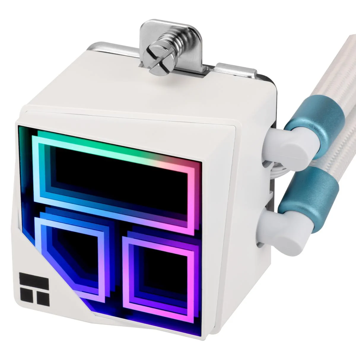 مبرد سائل للمعالج Thermalright Frozen Infinity 360 أبيض ARGB مع 3 مراوح TL-M12W - Image 2