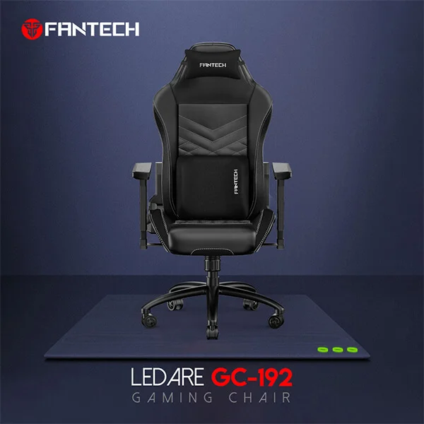 كرسي ألعاب Fantech Ledare GC192 - أسود - Thumbnail 2