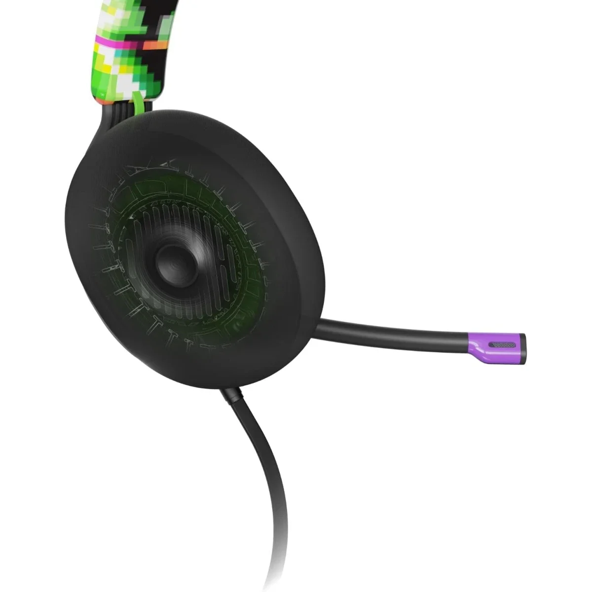 Skullcandy SLYR Pro Wired Multi-Platform Gaming Headset Black/Green - Thumbnail 3