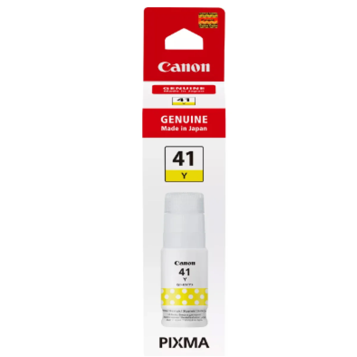 زجاجة حبر قابلة لإعادة التعبئة Canon GI-41 Y باللون الأصفر لطابعات PIXMA - Thumbnail 2