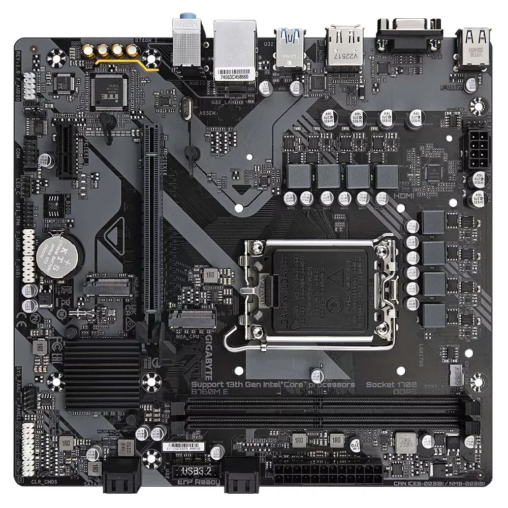 GIGABYTE B760M-E UD DDR5 Motherboard, LGA 1700, Intel 14th/13th/12th Gen - Image 5
