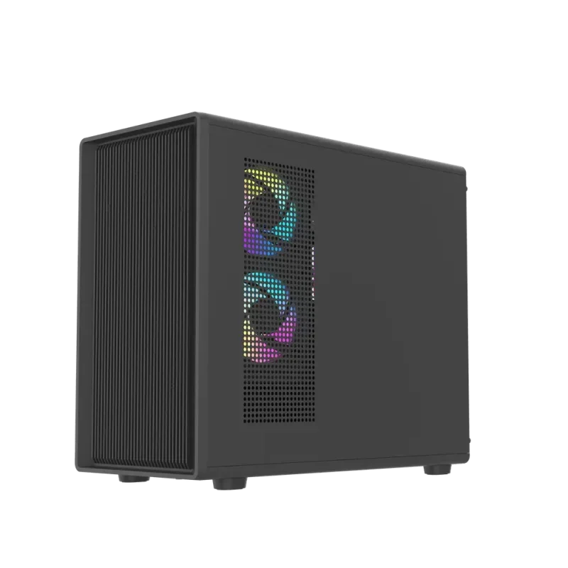 كيس كمبيوتر DarkFlash DB460M Micro-ATX أسود بدون مراوح - Thumbnail 7