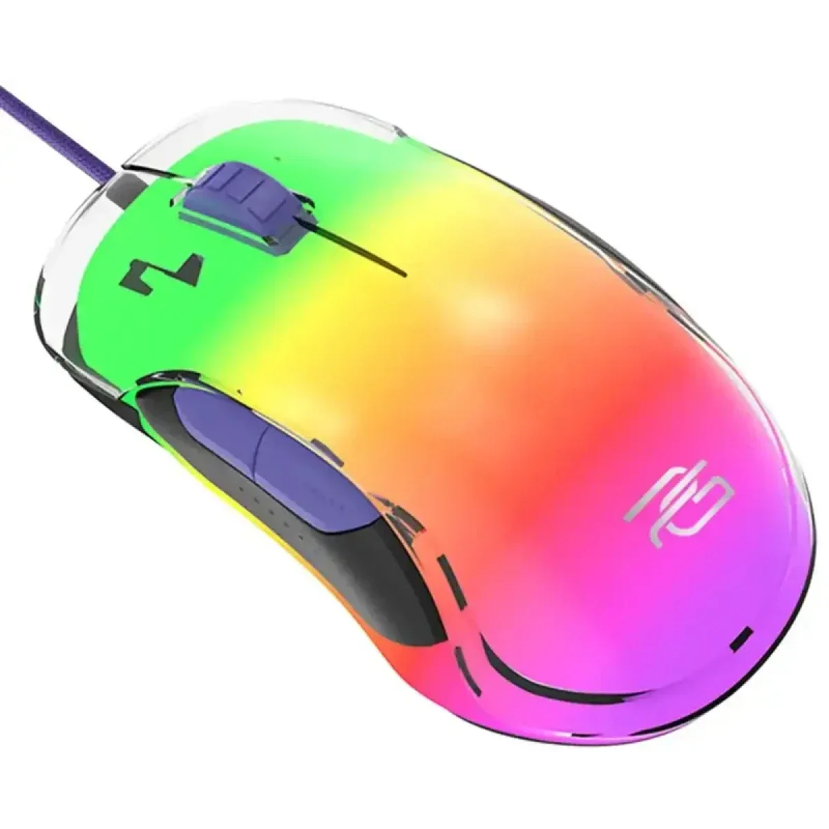 Proove Gaming Blaze Wired Gaming Mouse, 12000 DPI, Black/Purple - Thumbnail 2