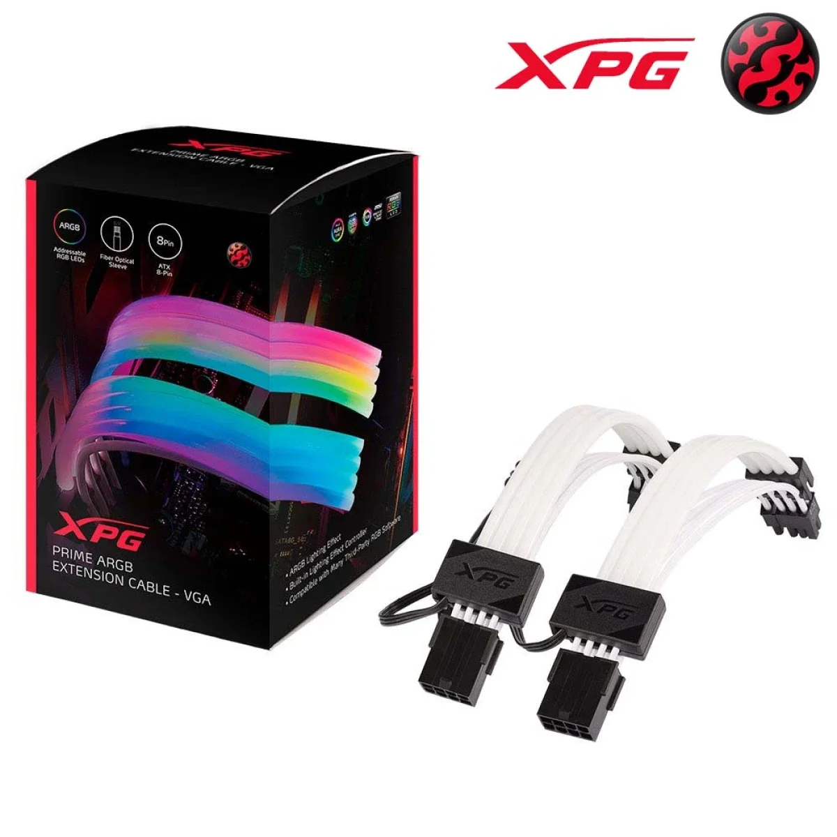 كابل تمديد VGA XPG Prime ARGB ‏8-Pin ‏(6+2)