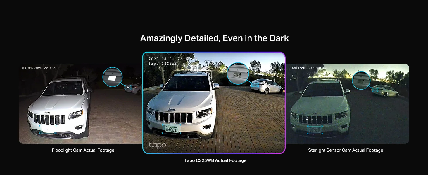 TP-LINK Tapo ColorPro C325WB 2K QHD Outdoor Security Camera with Person, Pet & Vehicle Detection - Image 9