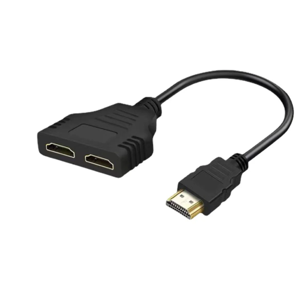 كيبل موزع HAING HI-1048-HDC HDMI ذكر إلى منفذي HDMI أنثى 30 سم - Thumbnail 4