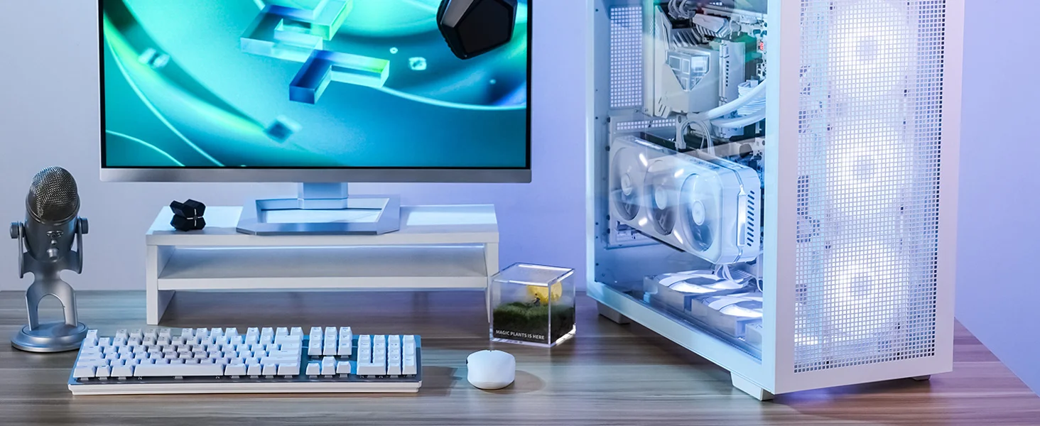 DeepCool Morpheus Modular Airflow Full Tower PC Case with Vertical Mount, Gen 4 Riser Cable, 4x 140mm ARGB Fans - White - Thumbnail 17