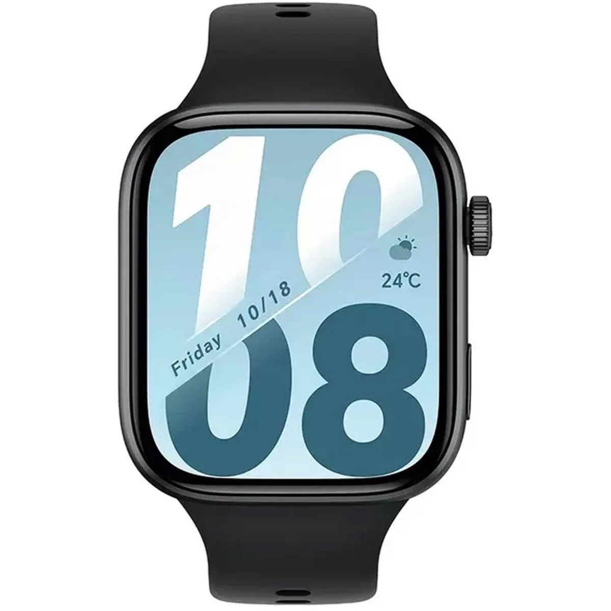 HONOR Watch X5i Smartwatch with 1.97-inch AMOLED Display, Bluetooth Calling, Black - Thumbnail 2