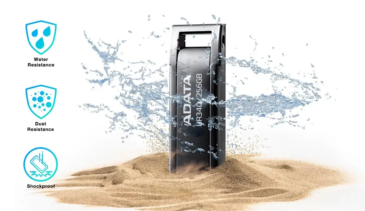 فلاش USB ADATA UR340 سعة 128GB USB 3.2 Gen 1 - Thumbnail 9