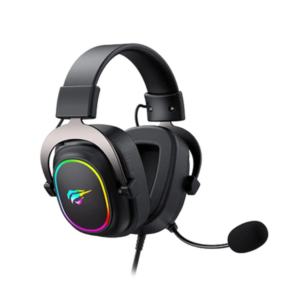 سماعة ألعاب HAVIT H2002P بإضاءة RGB وصوت افتراضي 7.1 عبر USB - Thumbnail 2