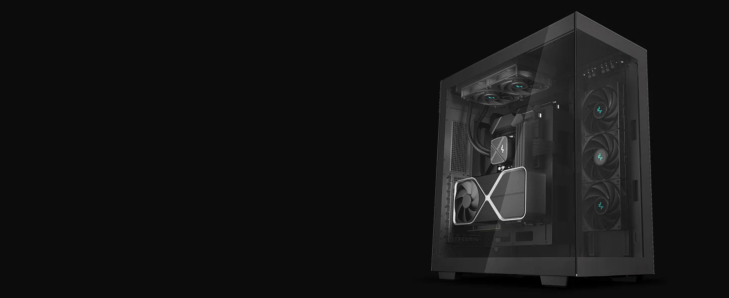 مبرد سائل للمعالج DeepCool LS520S ZERO DARK AIO مقاس 240mm بسرعة 3100RPM وقدرة 280W أسود - Image 8