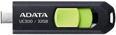 فلاش ذاكرة USB ADATA UC300 سعة 32GB بمنفذ USB-C - Image 2