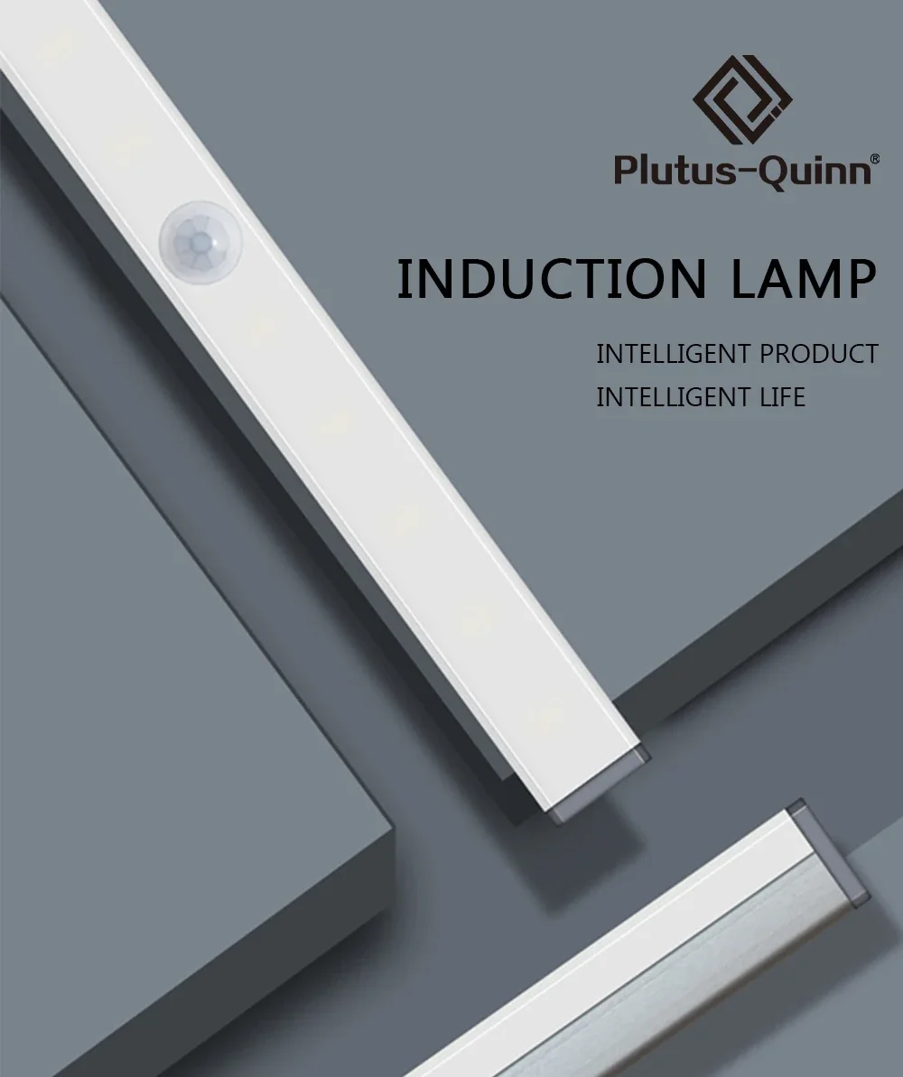 إضاءة Plutus-Quinn LEDsense بحساس حركة وشحن USB، 52 سم، ضوء أبيض - Thumbnail 3