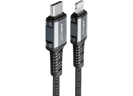 ACEFAST C1-01 USB-C to Lightning Cable 30W PD 3A 1.2m Deep Grey - Thumbnail 9