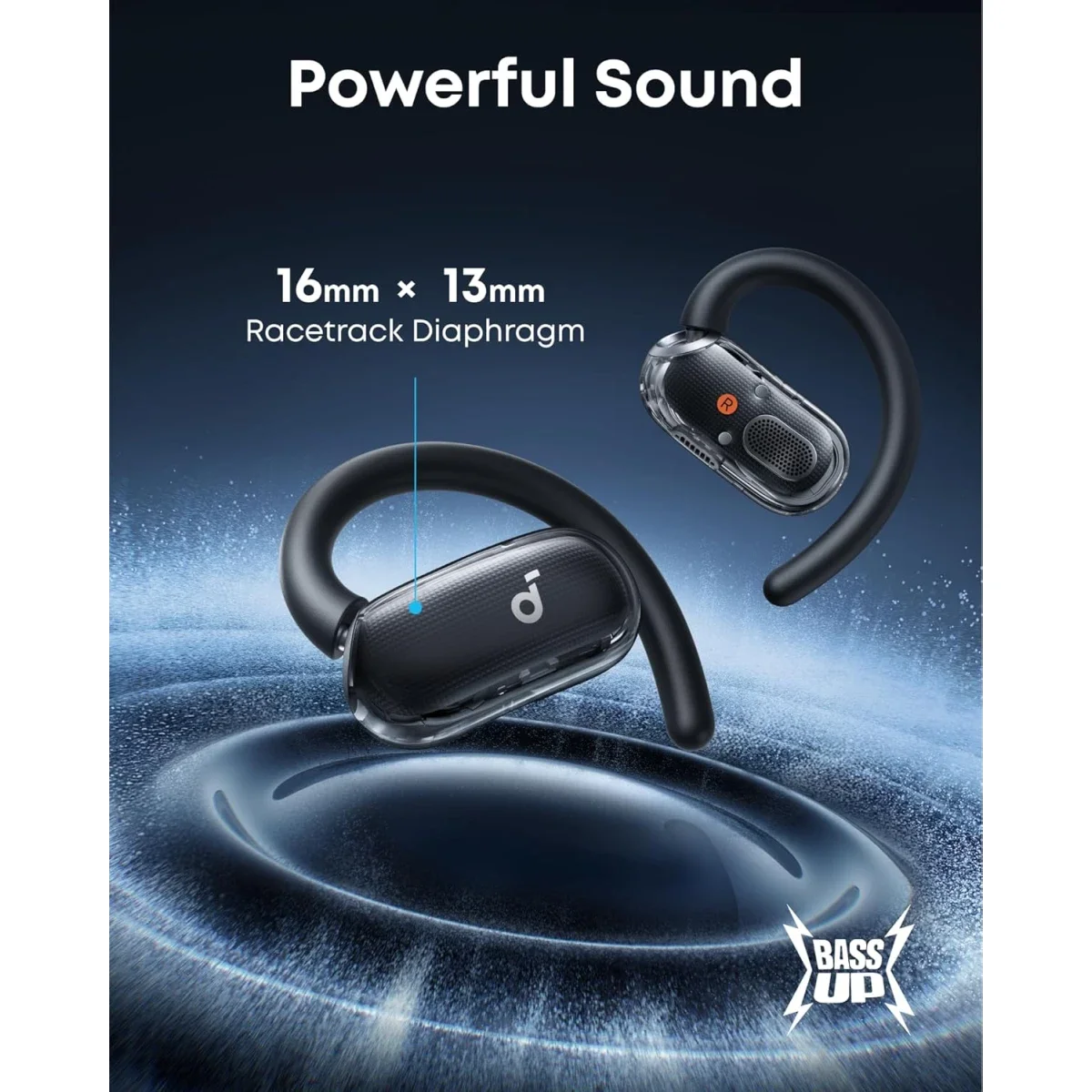 سماعات مفتوحة الأذن Anker Soundcore V40i بتقنية Bluetooth 5.4 ووقت تشغيل 21 ساعة - أسود - Image 7