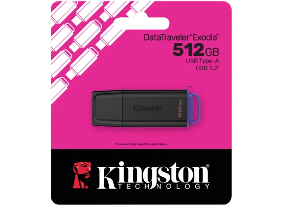 فلاش ميموري Kingston DataTraveler Exodia G2 512GB USB 3.2 Gen 1 بمنفذ USB-A - Image 4