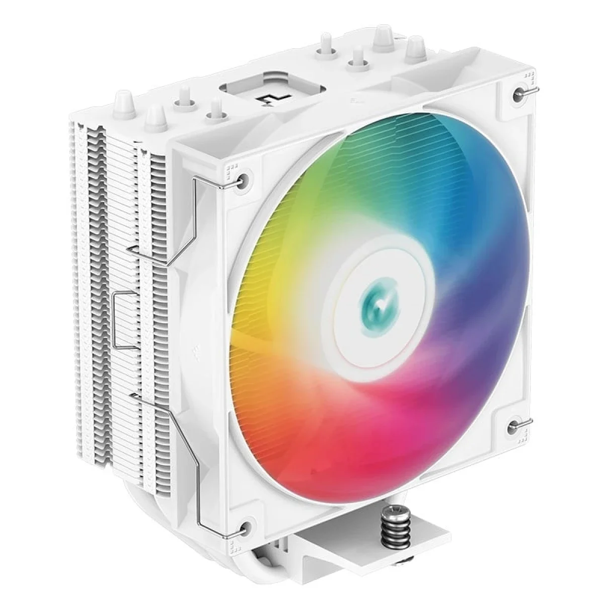 مبرد معالج DeepCool GAMMAXX AG400 ARGB أبيض بمروحة PWM 120 ملم و4 أنابيب حرارية، يدعم LGA 1700 - Image 3