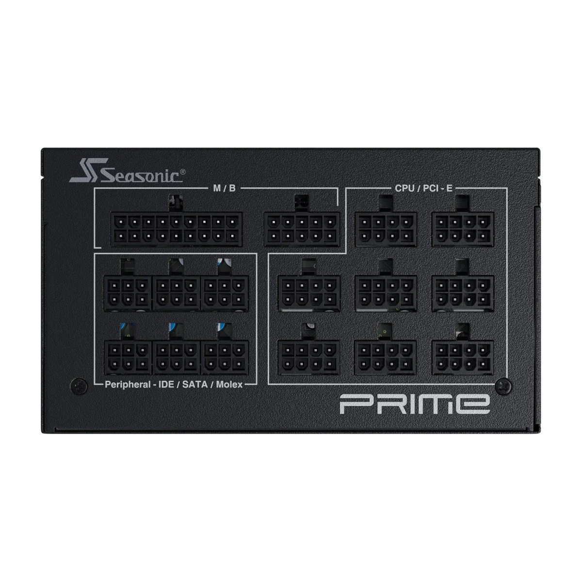 مزود طاقة Seasonic PRIME GX-1000 بقدرة 1000 واط وكفاءة 80 Plus Gold معياري بالكامل - Thumbnail 4