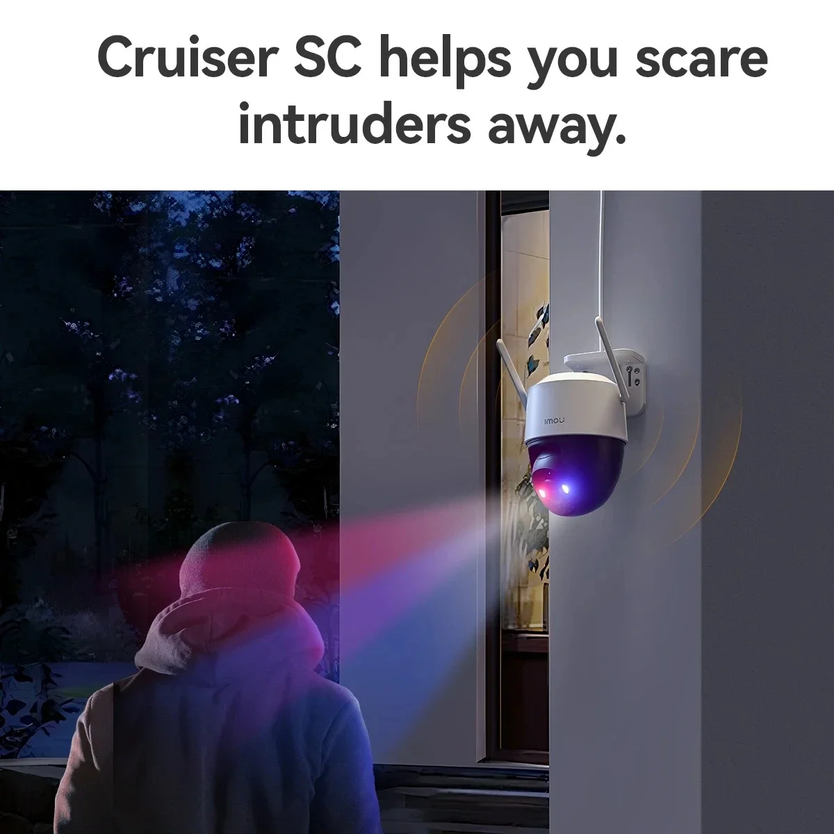 IMOU Cruiser SC 8MP 4K WiFi Outdoor PoE Security Camera with Color Night Vision - Image 2