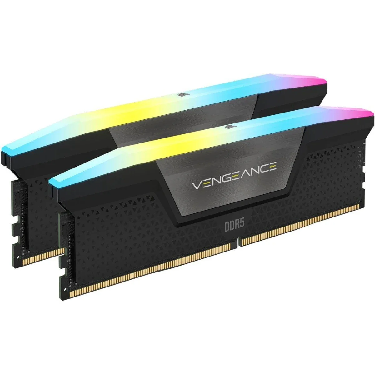 Corsair VENGEANCE RGB 32GB (2x16GB) DDR5 7200MT/s CL34 Memory Kit – Black