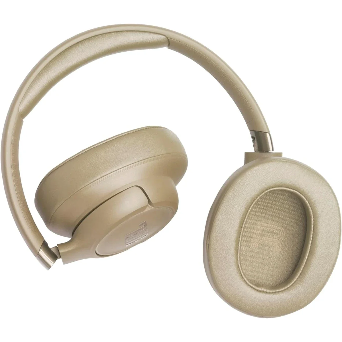 JBL Tune 780 NC Wireless Over-Ear Bluetooth Headphones, Adaptive Noise Cancelling, 76-Hour Battery, Beige - Thumbnail 5
