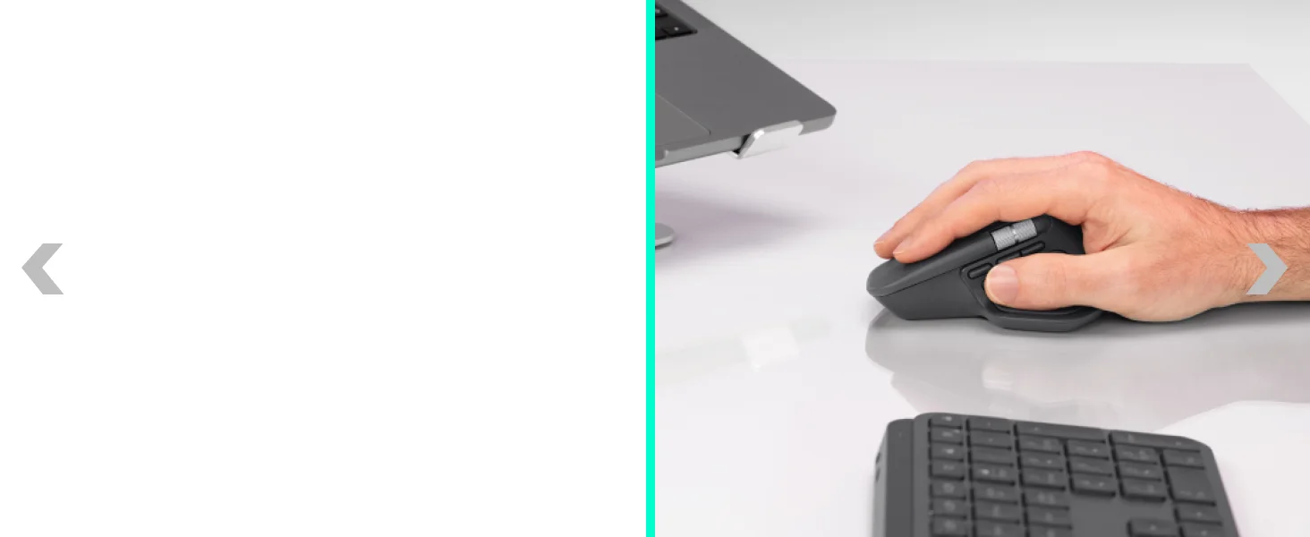 ماوس Logitech MX Master 4 لاسلكي مريح مع تغذية راجعة لمسية، جرافيت - Thumbnail 12