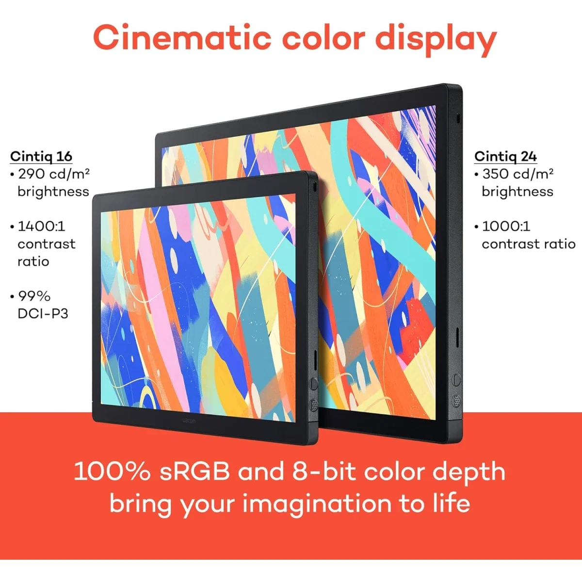 لوح رسم بشاشة Wacom Cintiq 24 Touch مقاس 23.8 إنش بدقة 1920x1080 وUSB-C DTH246K0B - Thumbnail 8