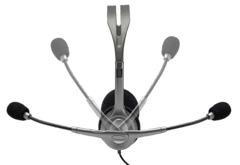 سماعة رأس سلكية Logitech 981-000214 H110 ستيريو مع ميكروفون دوار وقابس 3.5 مم مزدوج - أسود - Thumbnail 22