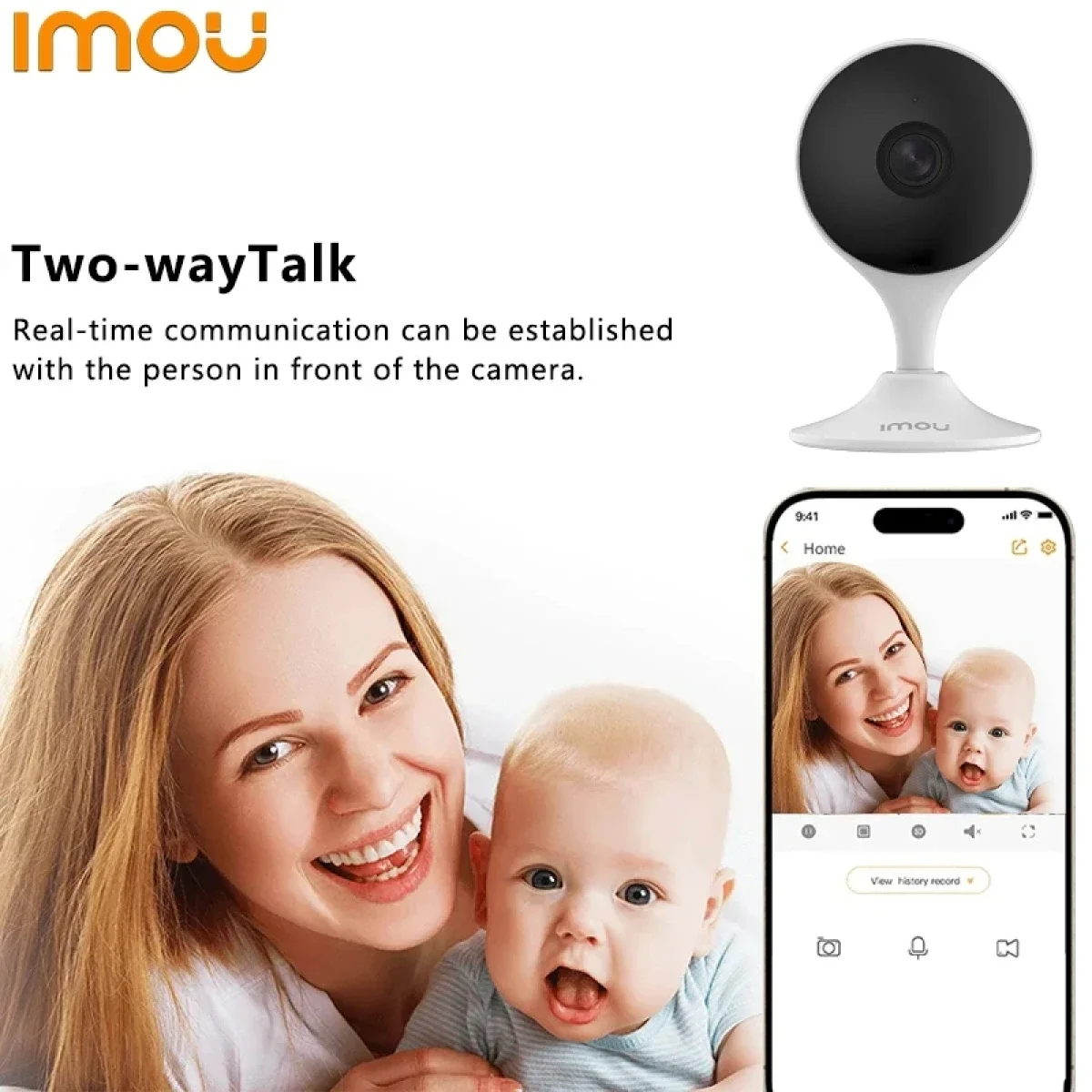 IMOU Cue 2C 1080p Wi-Fi Indoor Security Camera with Night Vision