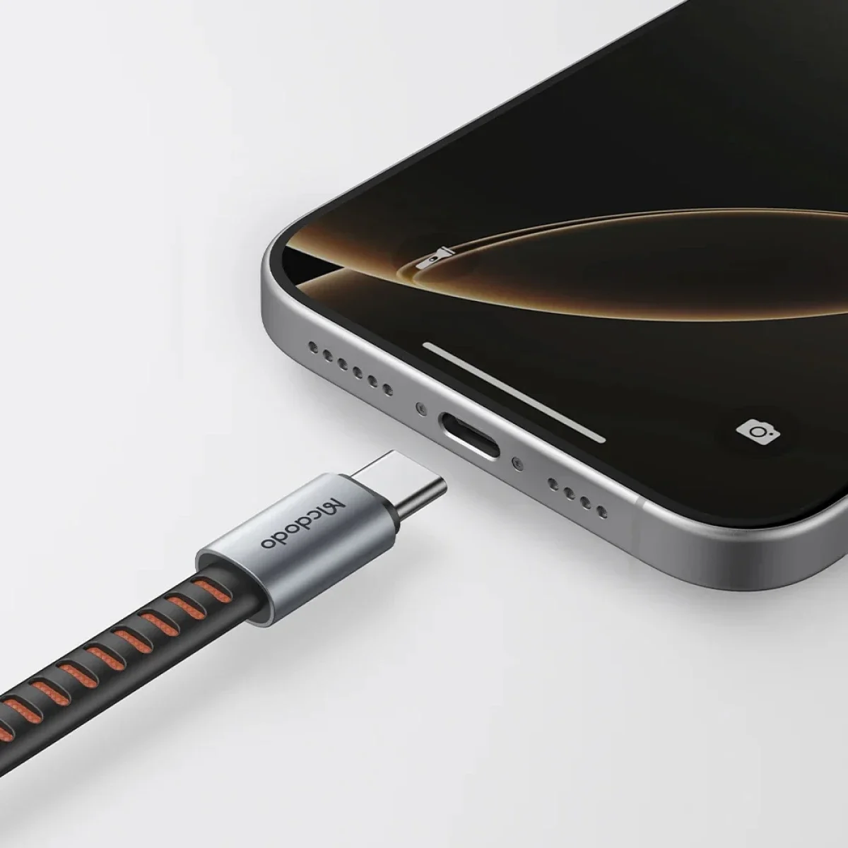 Mcdodo CA-4870 3-in-1 USB-C to Lightning Adapter Cable, 24W Fast Charging - Image 4