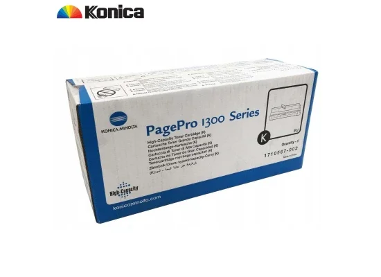 تونر Konica Minolta PagePro 1300W أصلي أسود - Thumbnail 2
