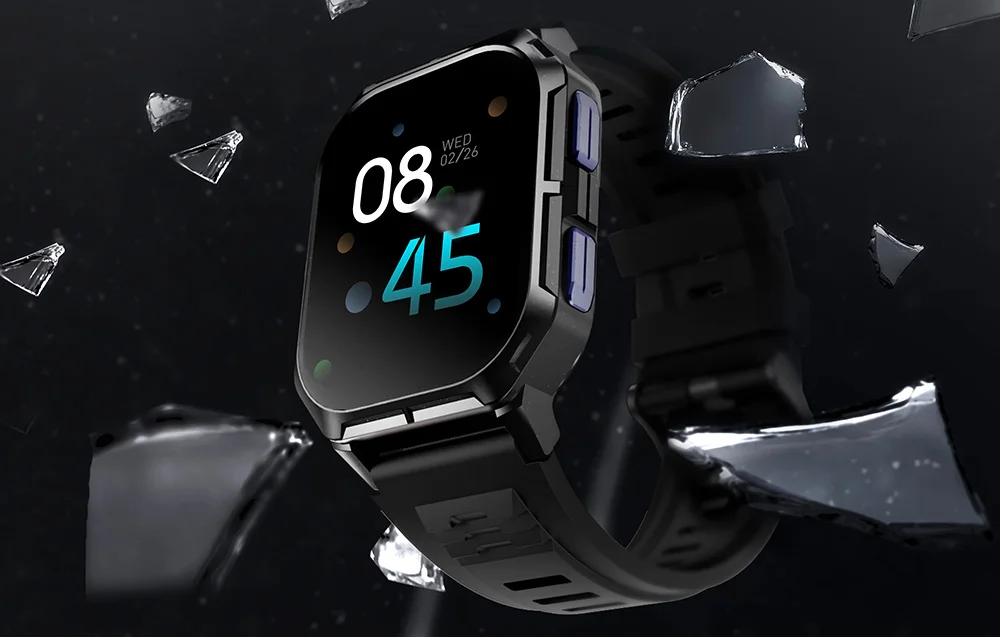 ساعة ذكية HiFuture FutureFit Ultra 3 للمكالمات عبر Bluetooth بشاشة IPS قياس 2.0 إنش - أسود - Thumbnail 7