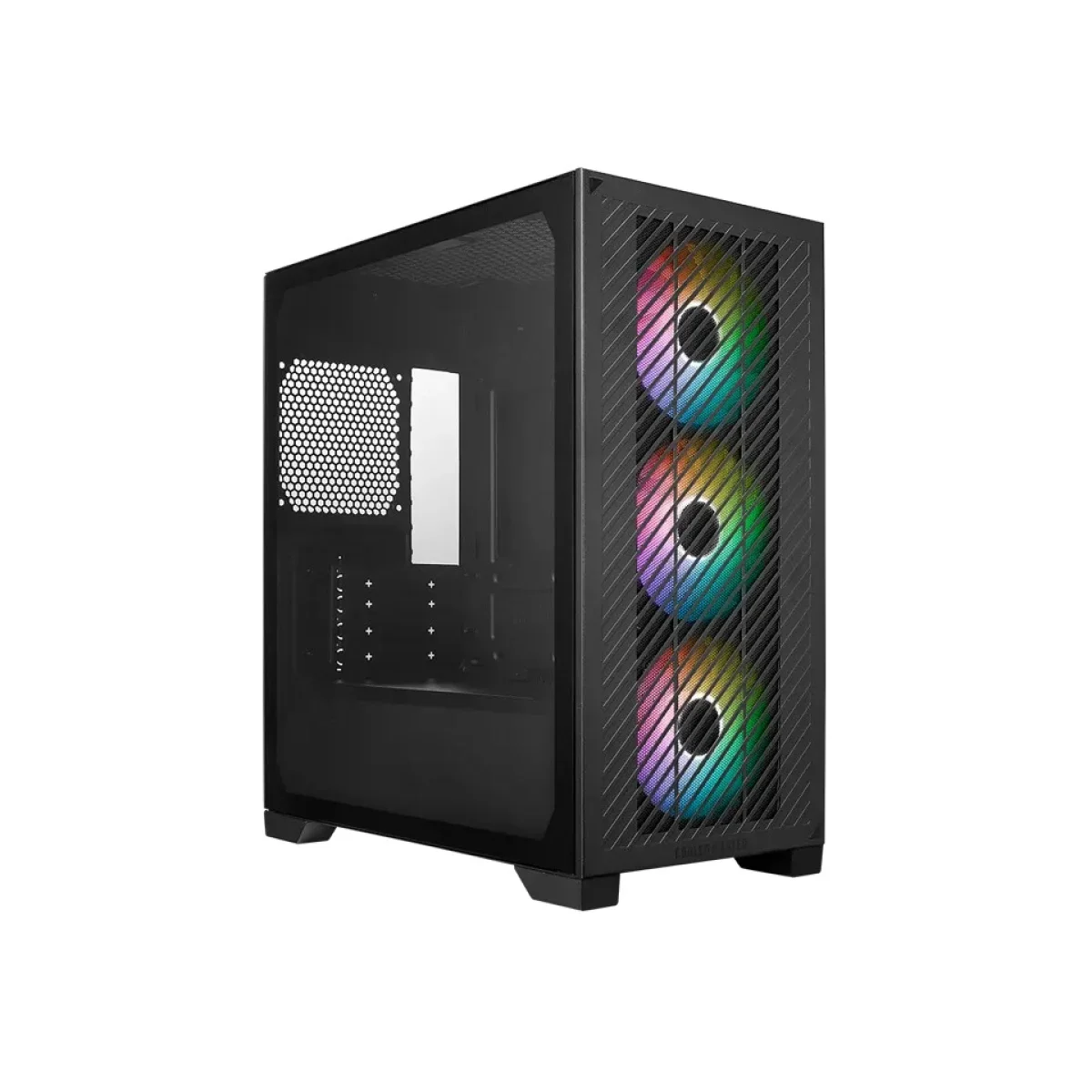 كمبيوتر مكتبي للألعاب Rampage Power 190 مخصص مع Intel Core i5-12400F وذاكرة 8GB وSSD NVMe سعة 250GB