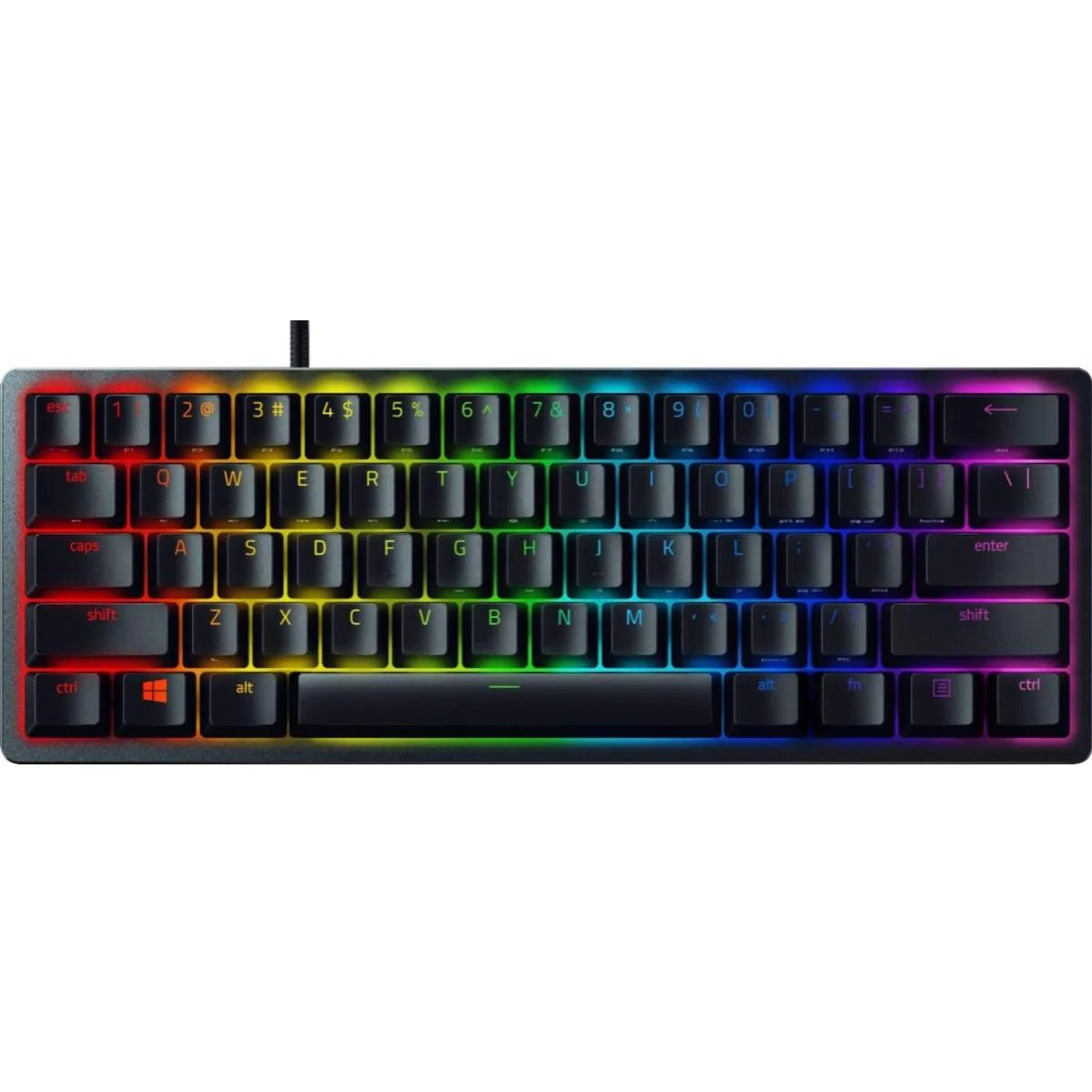 Razer Huntsman Mini 60% Wired Mechanical Gaming Keyboard with Linear Optical Red Switches - Black