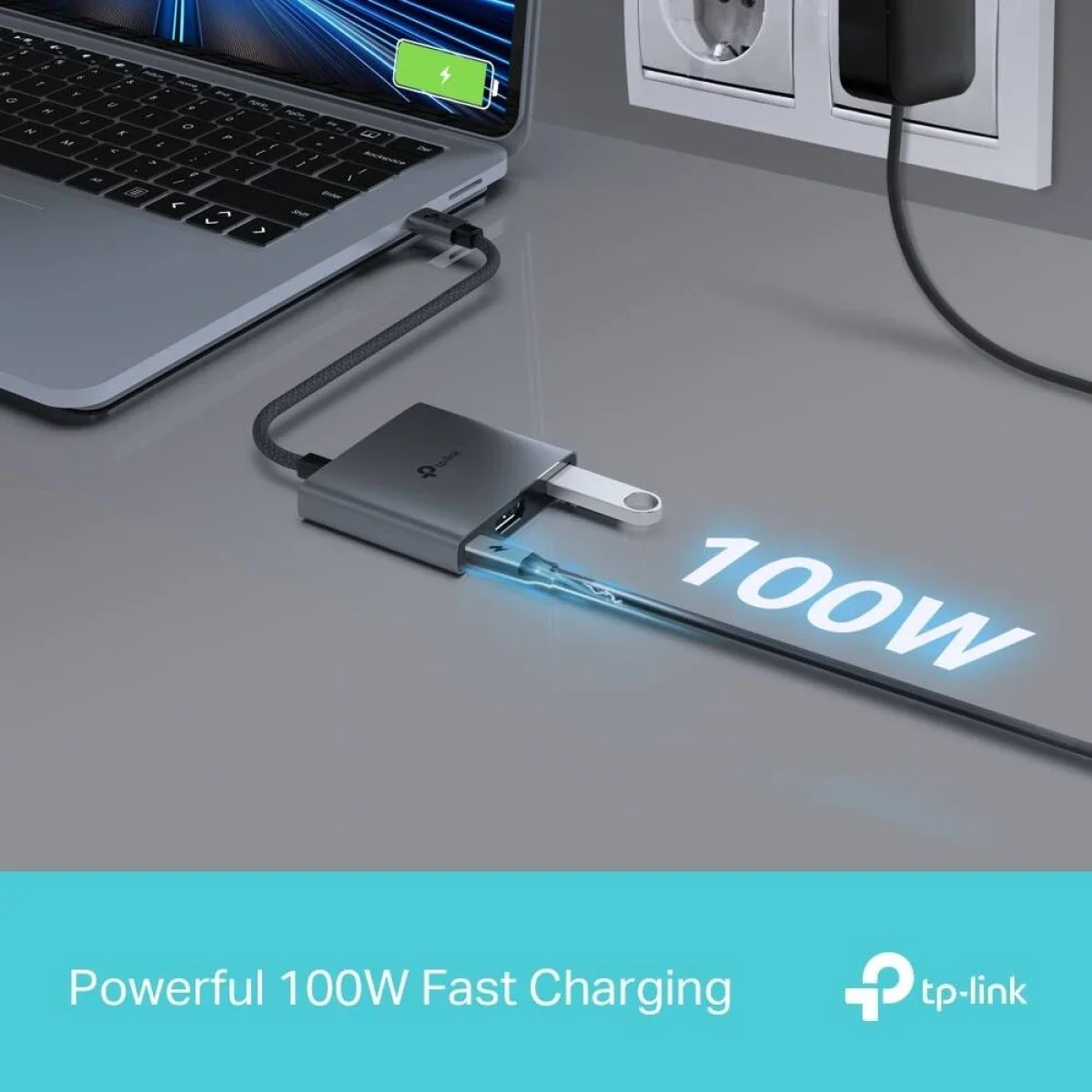 TP-LINK UH3020C USB Type-C 3-in-1 Hub with HDMI 4K@60Hz, USB 3.0 and 100W PD 3.0 - Image 7