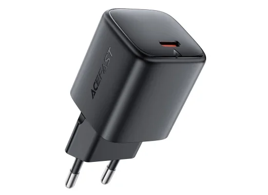 ACEFAST A119 45W USB-C GaN PD Wall Charger with EU Plug - Black - Image 7