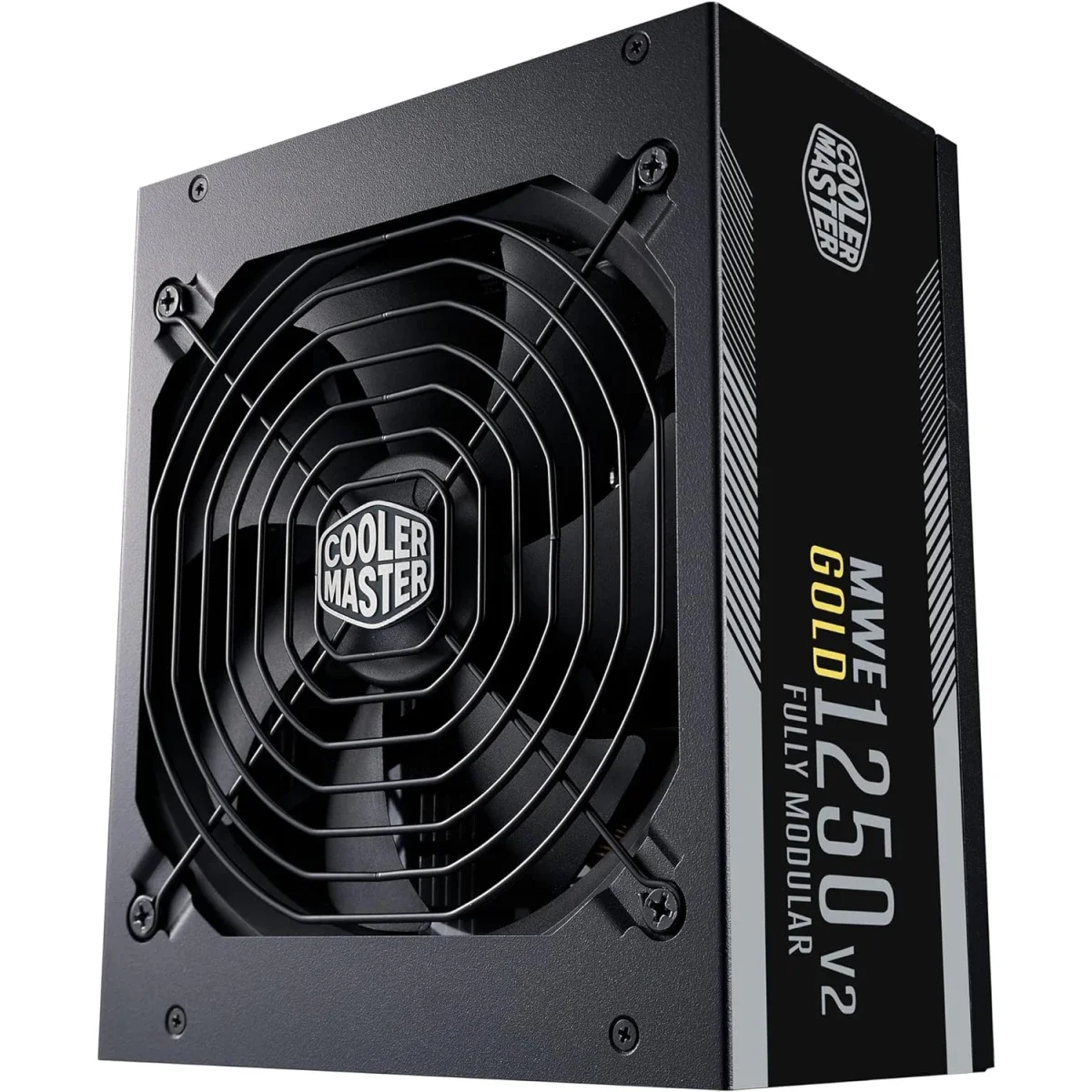 مزود طاقة Cooler Master MWE Gold 1250 V2 ATX 3.0 بقدرة 1250 واط معياري بالكامل - Thumbnail 2