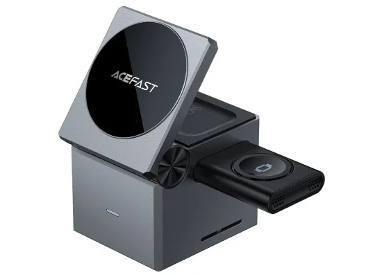 ACEFAST E18 3-in-1 Desktop Wireless Charging Station for Phone, Smartwatch & Earbuds - Thumbnail 9