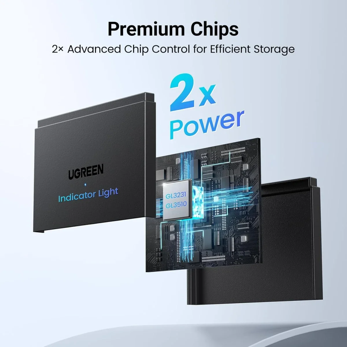 قارئ بطاقات Ugreen 4 في 1 USB-C وUSB-A لبطاقات SD وTF مع منفذي USB 3.0 بسرعة 5Gbps - Thumbnail 5
