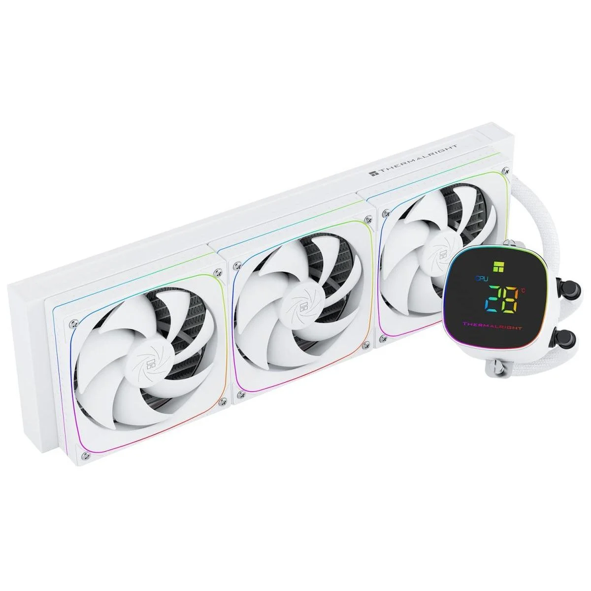 Thermalright Frozen Horizon 360 Digital ARGB White 360mm CPU Liquid Cooler TL-Q12W