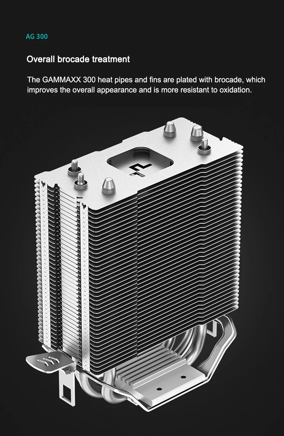 DeepCool GAMMAXX AG300 CPU Air Cooler with 3 Heatpipes and PWM Fan for Intel & AMD - Image 10