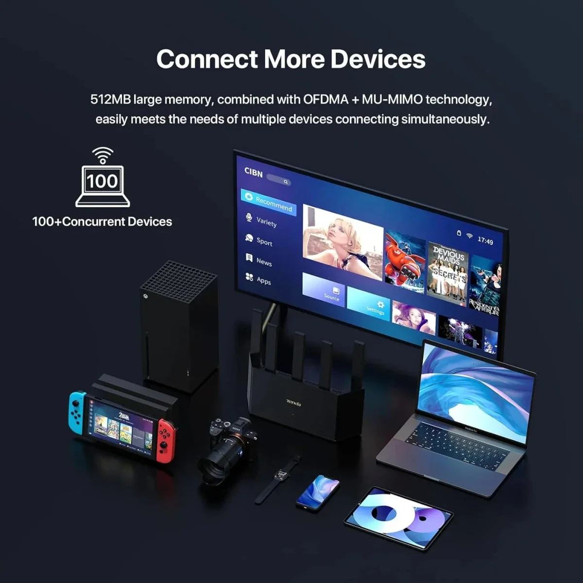 Tenda TE6L Pro BE5100 Dual-Band Wi-Fi 7 Router with 2.5G Port - Image 5