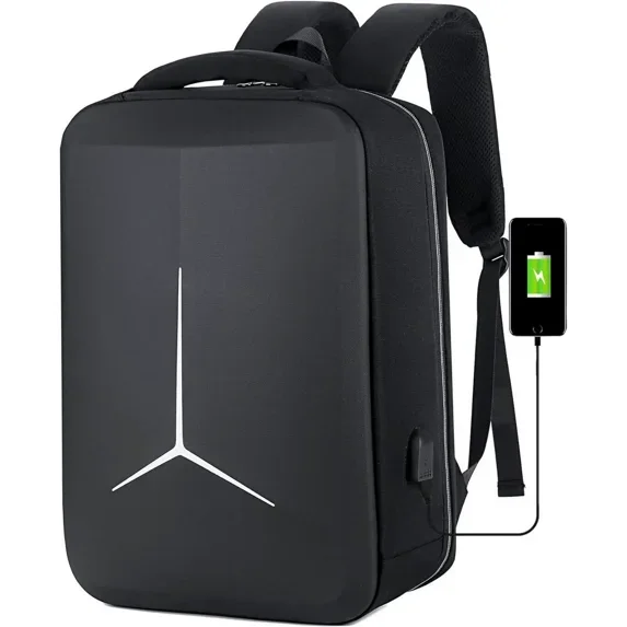 Okade S2252 Hard Shell Business Travel Backpack with USB Port