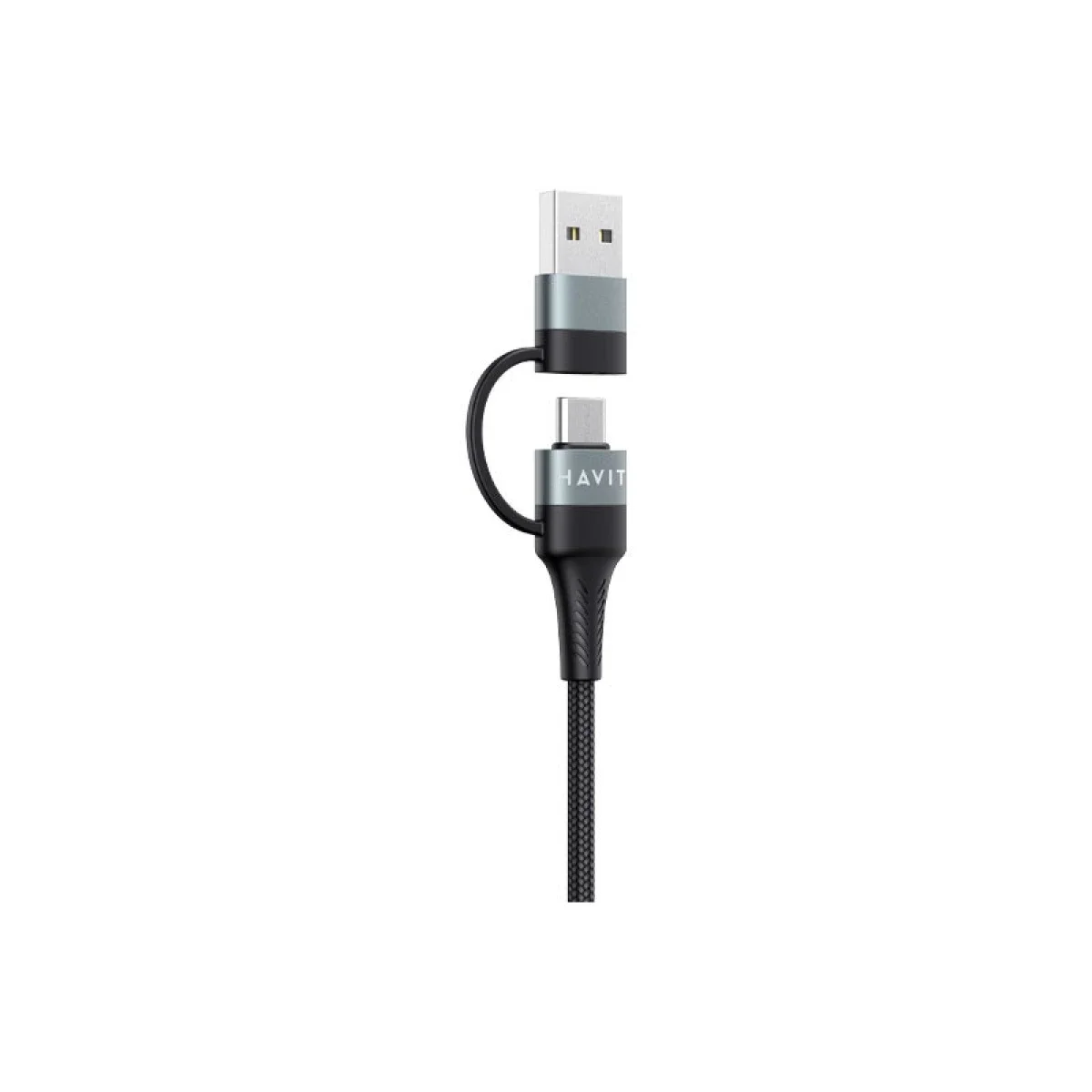 HAVIT CB6244 4-in-1 Multi Charging Cable USB-A/USB-C to USB-C/Lightning - Thumbnail 3