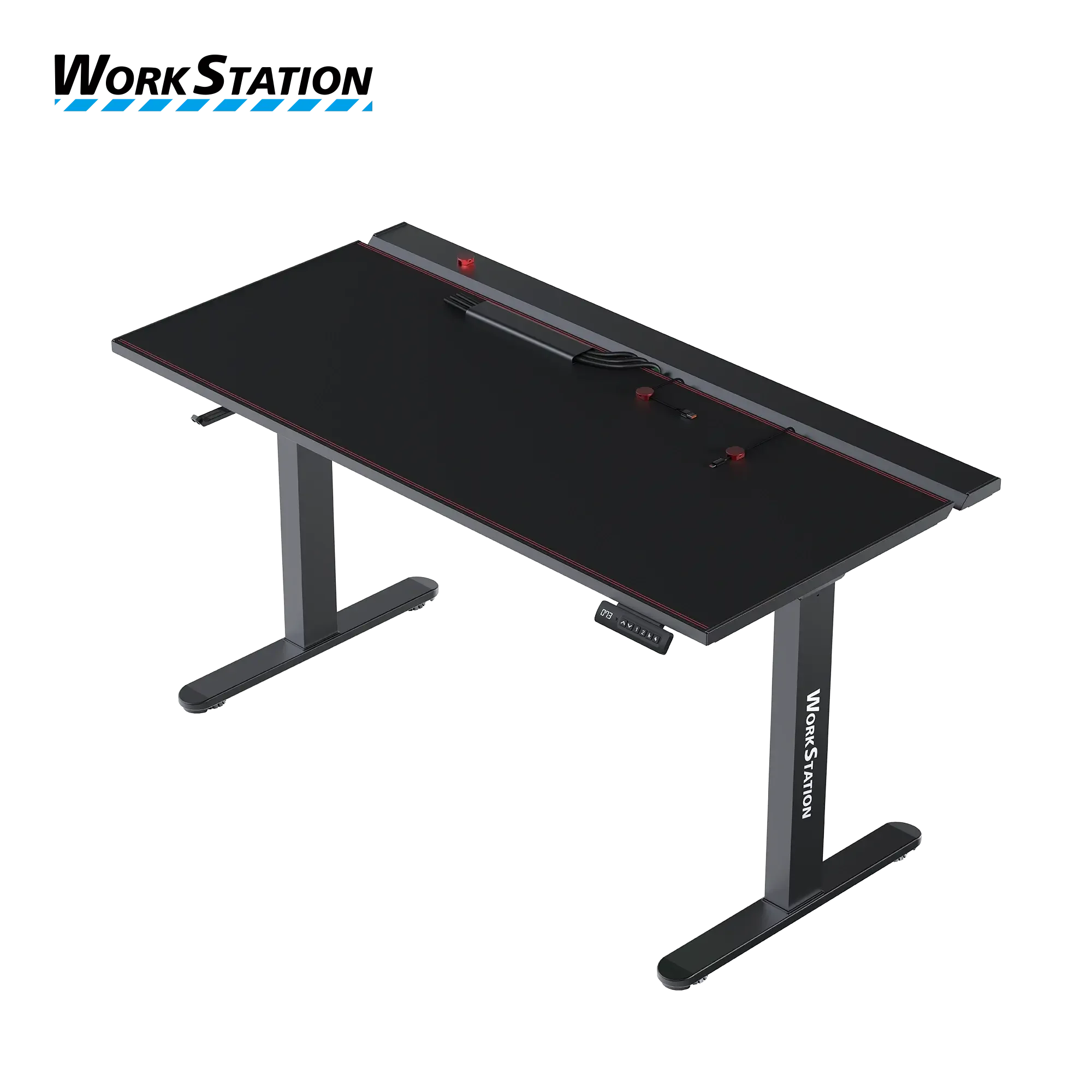مكتب بطول 140 سم قابل للتعديل بمحركين مع سطح مغناطيسي 140 × 70 سم Fantech DW114 Dublin