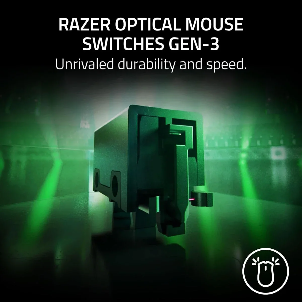 ماوس ألعاب Razer Viper V3 Pro SE لاسلكي بدقة 35K DPI، أسود - Thumbnail 5