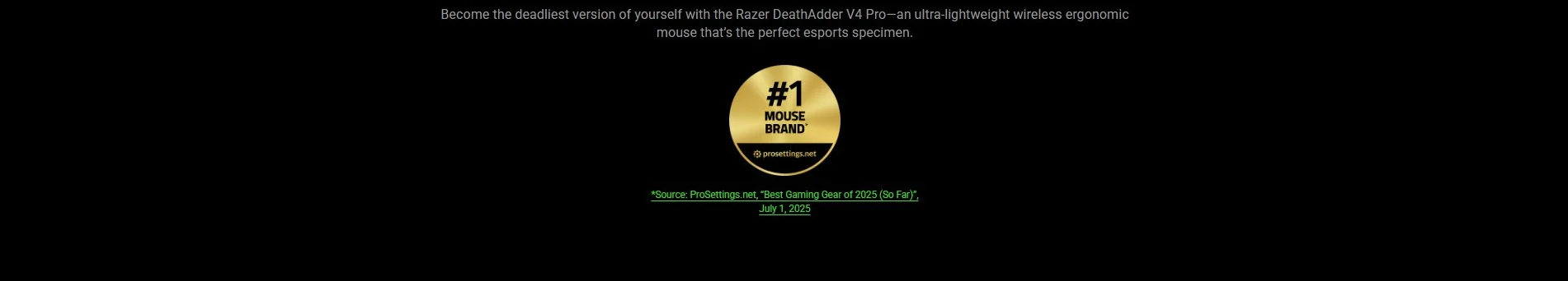 Razer DeathAdder V4 Pro Wireless Gaming Mouse, 56g, HyperSpeed Wireless Gen-2, Focus Pro 45K Gen-2 Sensor, Gen-4 Optical Switches, Optical Scroll Wheel, Up to 150 Hr Battery - Image 11