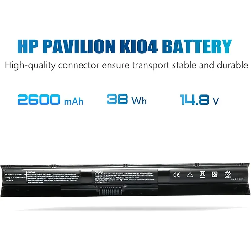 بطارية لابتوب بديلة لأجهزة HP KI04 - Image 5