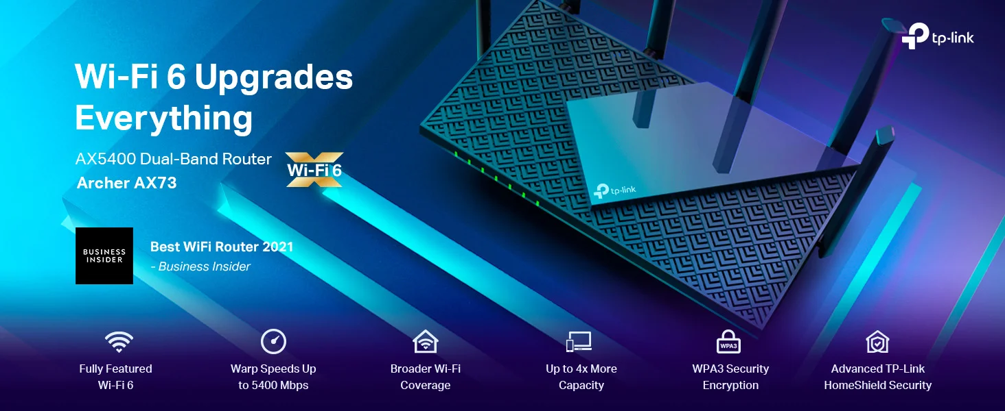 راوتر TP-LINK Archer AX73 Wi-Fi 6 ثنائي النطاق جيجابت AX5400 - Image 6