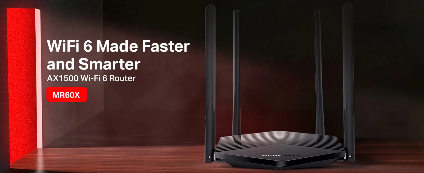 MERCUSYS MR60X AX1500 Wi-Fi 6 Dual-Band Gigabit Router - Thumbnail 6